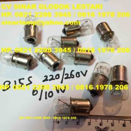 Lampu Navigasi B15S 220V 6/10W Bayonet Bulb